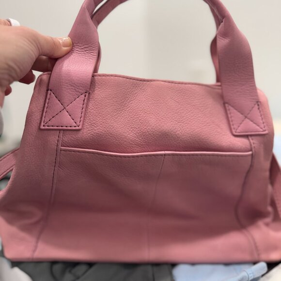 American Leather Co. Pink Pebbled Leather Satchel – Excellent Condition! - Picture 2 of 4